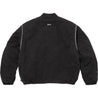SUPREME ZIP-OFF SLEEVE QUILTED BOMBER JACKET-BLACK