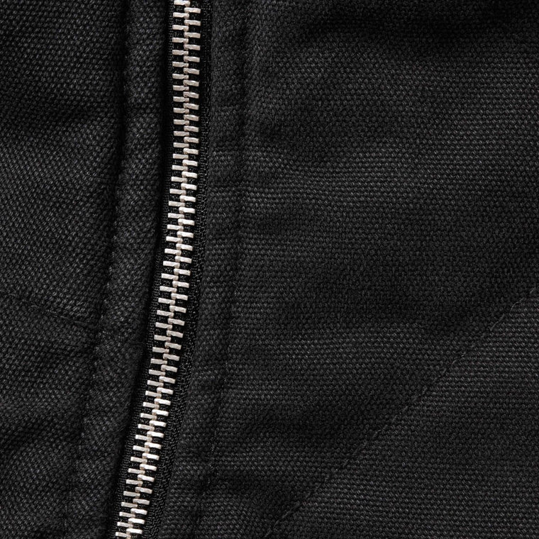 SUPREME ZIP-OFF SLEEVE QUILTED BOMBER JACKET-BLACK