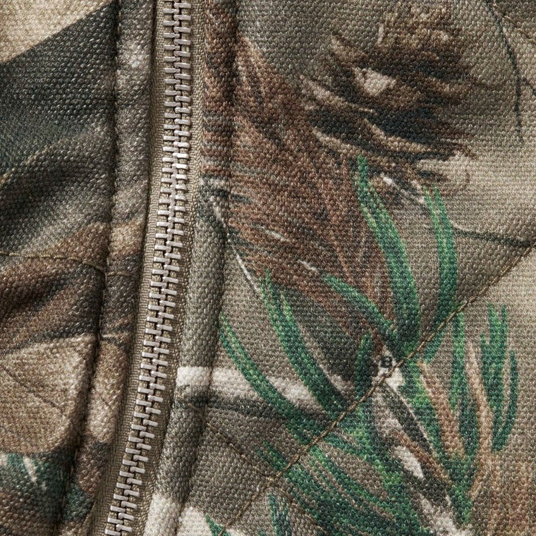 SUPREME ZIP-OFF SLEEVE QUILTED BOMBER JACKET-REALTREE®AP CAMO