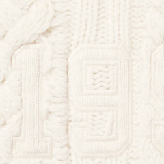 Supreme Appliqué cable knit sweater Supreme Appliqué Cable Knit Sweater Black Men's - FW23 - US