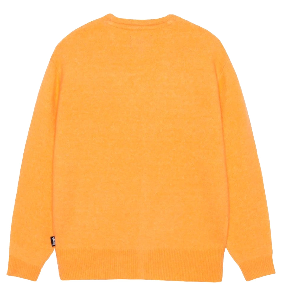 STUSSY BRUSHED CARDIGAN-PEACH