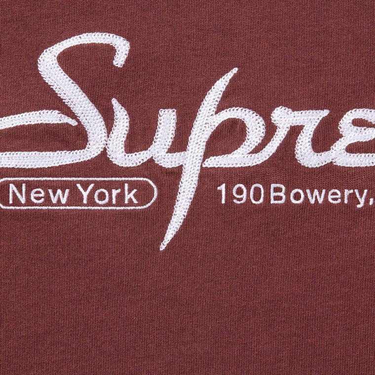 SUPREME CONTACT S/S TOP-BROWN
