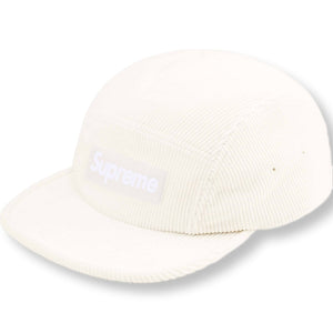 SUPREME CORDUROY CAMP CAP-WHITE