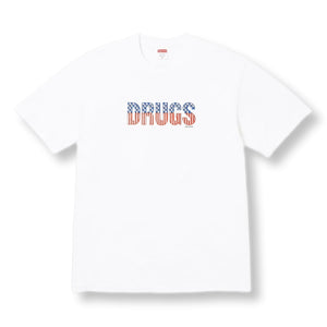 SUPREME DRUGS TEE-WHITE