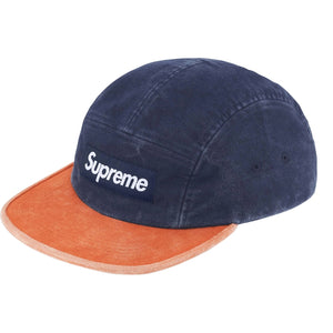SUPREME 2-TONE MOLESKIN CAMP CAP-NAVY