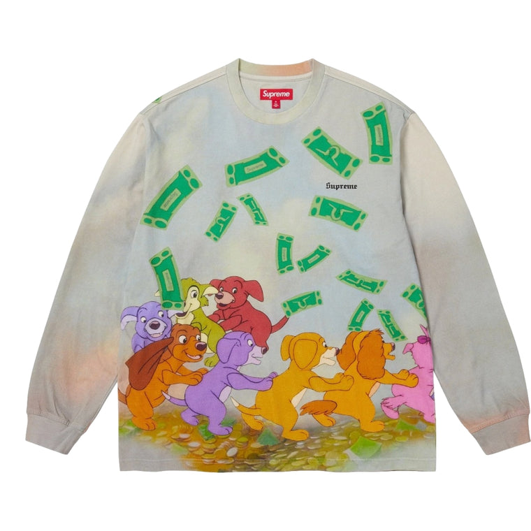 SUPREME ALL DOGS GO TO HEAVEN L/S TOP-DAY