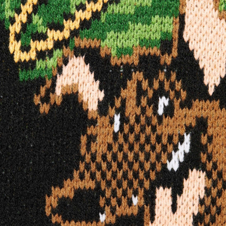 SUPREME ALL DOGS GO TO HEAVEN SWEATER-BLACK