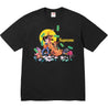 SUPREME ALL DOGS GO TO HEAVEN TEE-BLACK