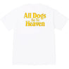 SUPREME ALL DOGS GO TO HEAVEN TEE-WHITE