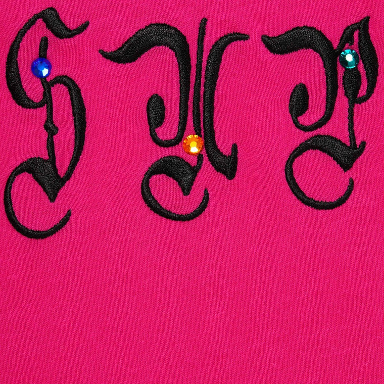 SUPREME AOI GEMS S/S TOP-FUCHSIA