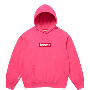SUPREME BOX LOGO HOODED SWEATSHIRT-MAGENTA