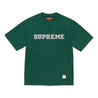 SUPREME COLLEGIATE APPLIQUE S/S TOP-DARK GREEN