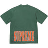SUPREME CRACKED STRETCH S/S TOP-GREEN