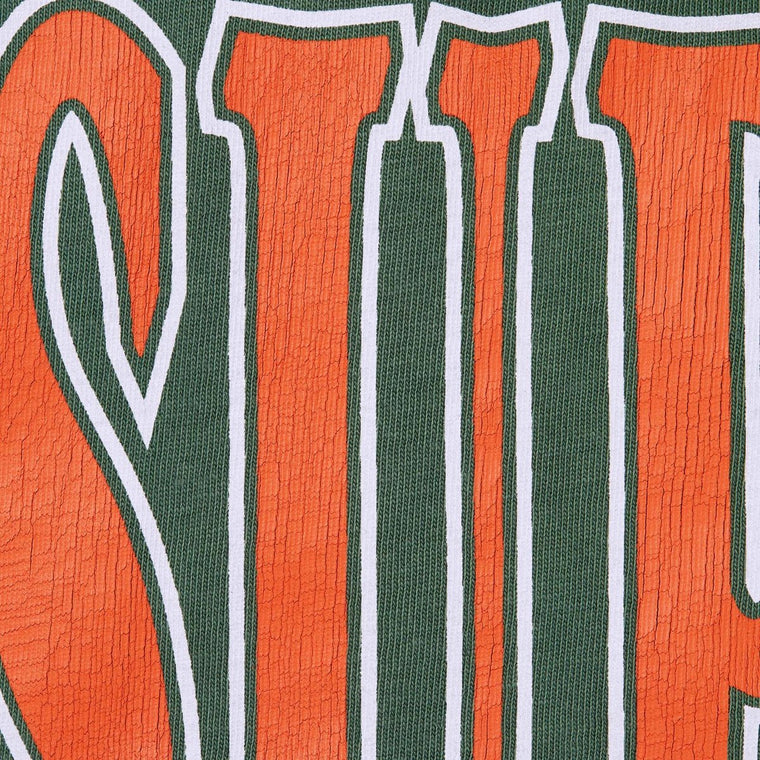 SUPREME CRACKED STRETCH S/S TOP-GREEN