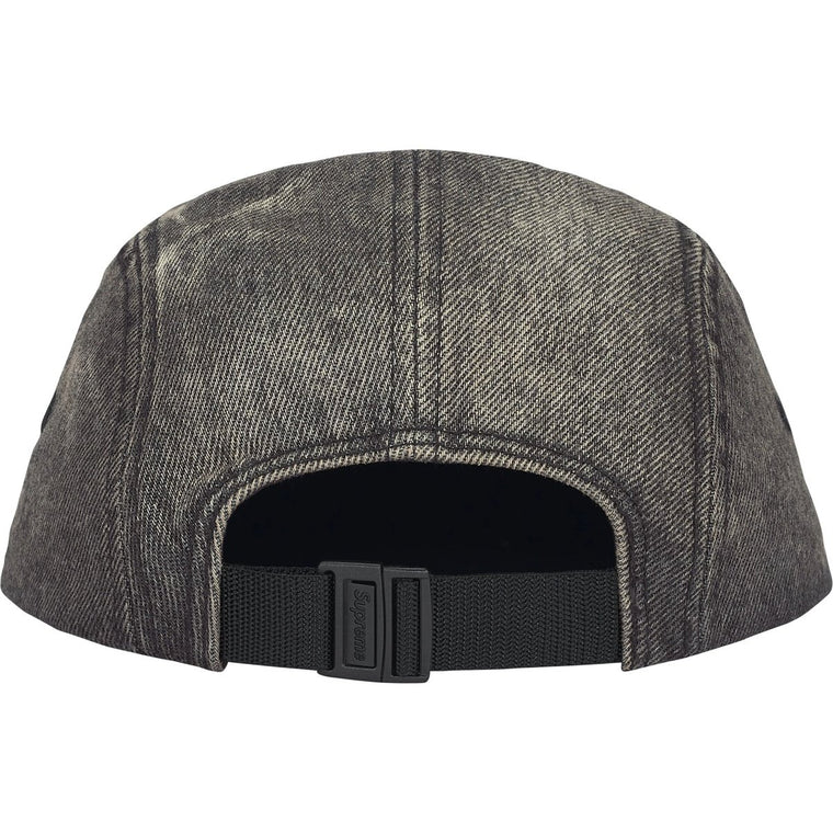 SUPREME DENIM CAMP CAP-WASHED BLACK