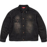 SUPREME DISTRESSED SELVEDGE TRUCKER JACKET-BLACK