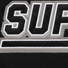 SUPREME FOOTBALL ZIP UP HOODED SWEATSHIRT-BLACK