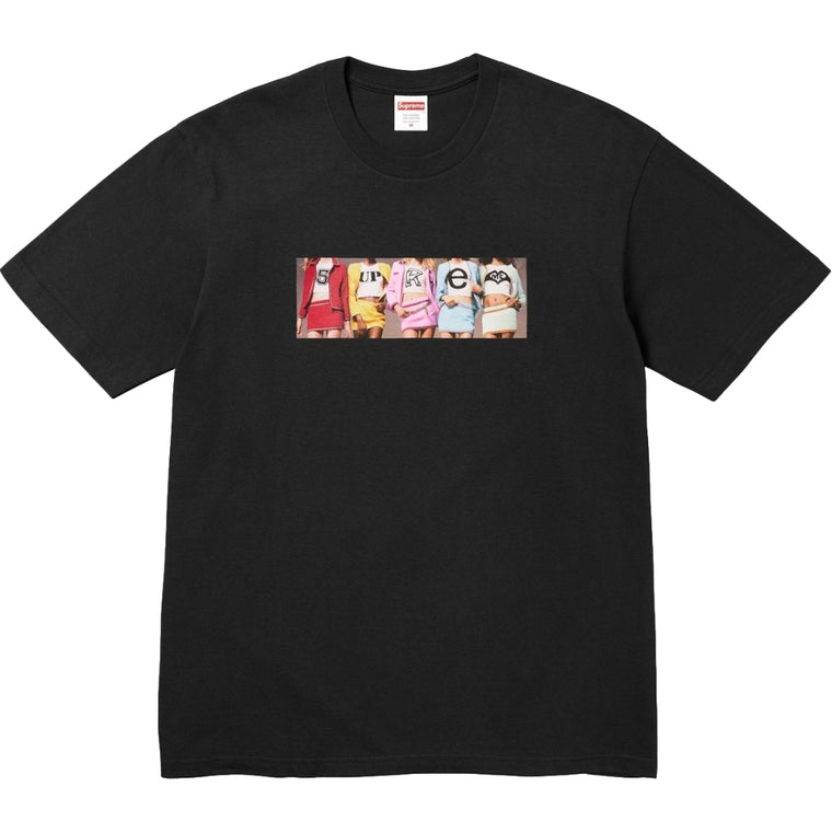 SUPREME GIRLS TEE-BLACK