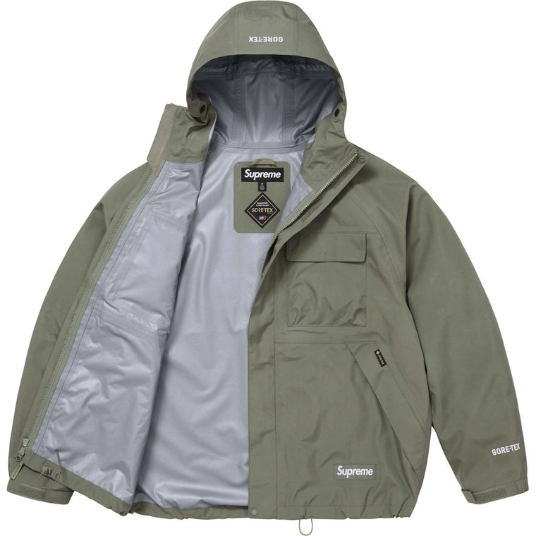 SUPREME GORE-TEX SHELL JACKET-OLIVE