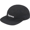 SUPREME JACQUARD LOGOS DENIM CAMP CAP-BLACK
