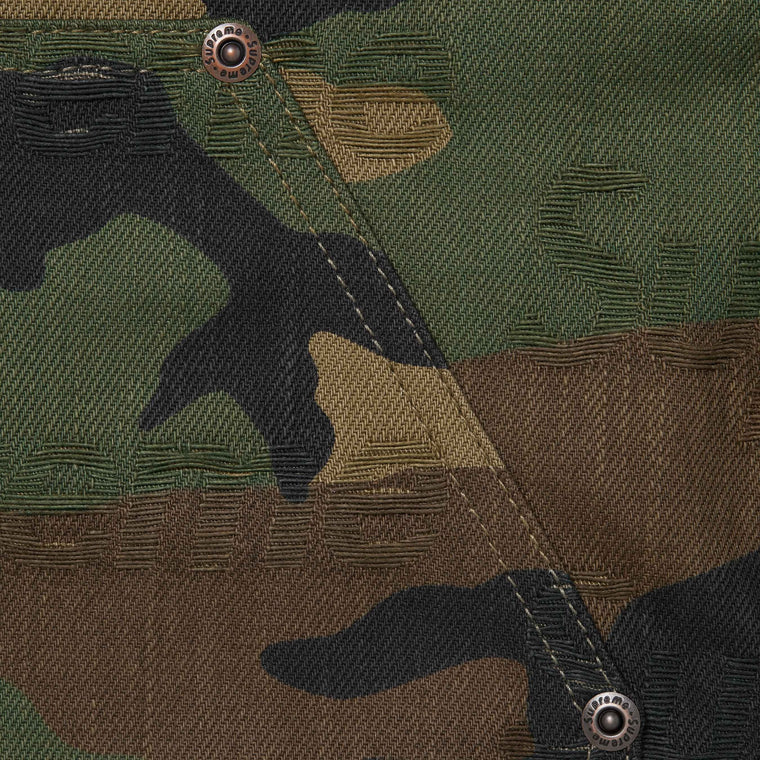 SUPREME JACQUARD LOGOS DOUBLE KNEE DENIM PAINTER JEAN-CAMO