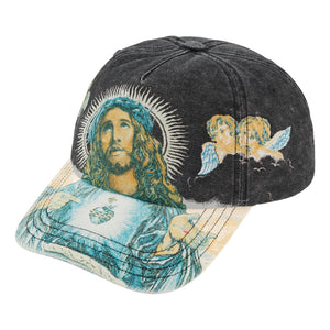 SUPREME JESUS 5-PANEL-BLACK