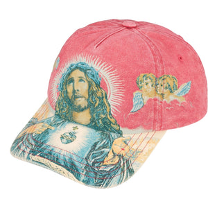 SUPREME JESUS 5-PANEL-LIGHT RED