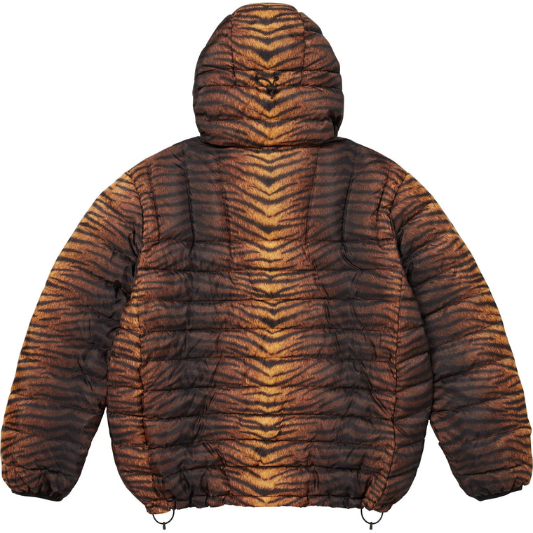 SUPREME MICRO DOWN HALF ZIP HOODED PULLOVER-TIGER