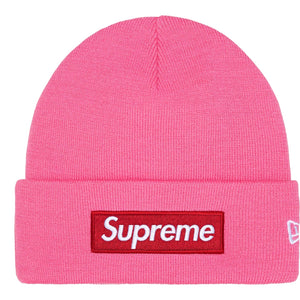 SUPREME NEW ERA BOX LOGO BEANIE-MAGENTA