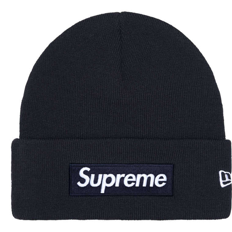 SUPREME NEW ERA BOX LOGO BEANIE-NAVY