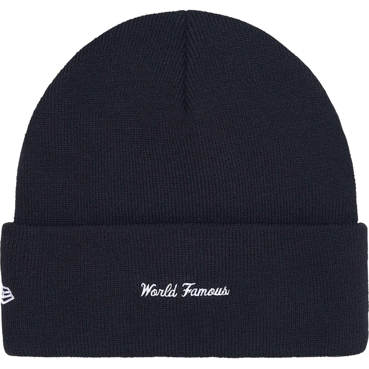SUPREME NEW ERA BOX LOGO BEANIE-NAVY