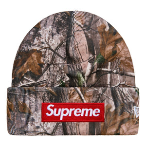 SUPREME NEW ERA BOX LOGO BEANIE-REALTREE® AP CAMO