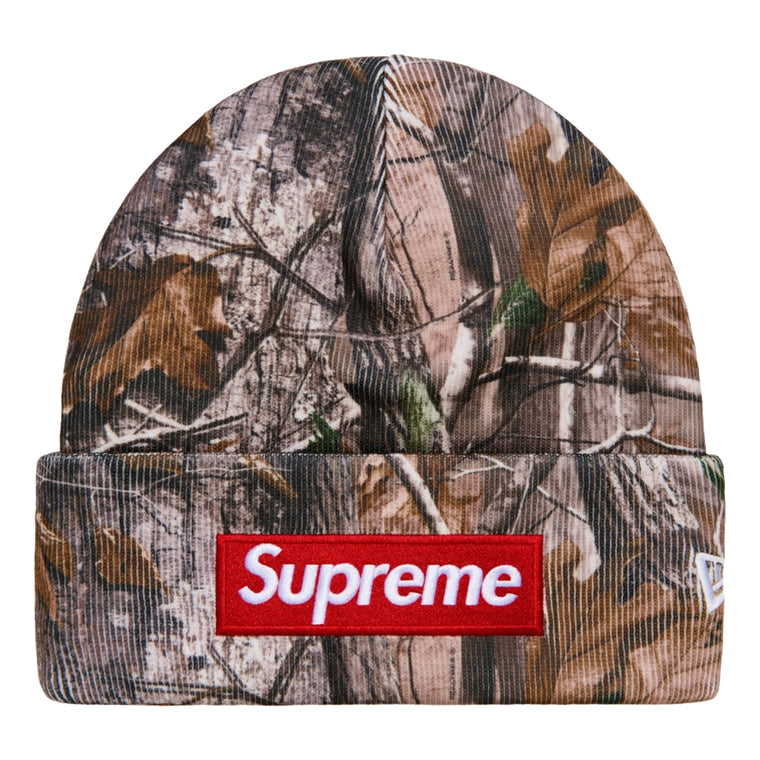 SUPREME NEW ERA BOX LOGO BEANIE-REALTREE® AP CAMO