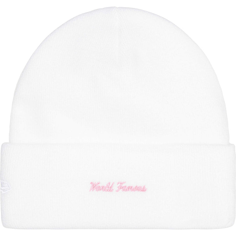 SUPREME NEW ERA BOX LOGO BEANIE-WHITE