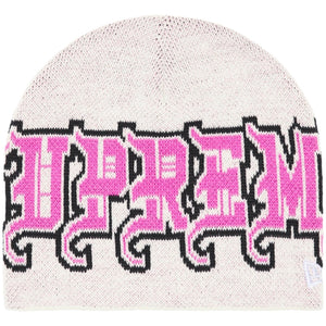 SUPREME NEW ERA® OUTLINE BEANIE-WHITE