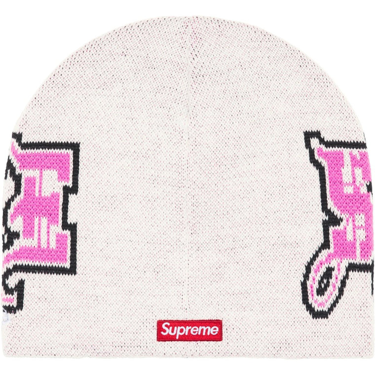 SUPREME NEW ERA® OUTLINE BEANIE-WHITE