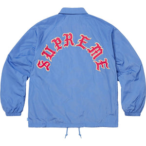 SUPREME OLD ENGLISH ARC COACHES JACKET-LIGHT BLUE