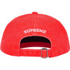 SUPREME PIGMENT COATED CANVAS S LOGO 6-PANEL-BRIGHT ORANGE
