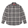 SUPREME PLAID FLANNEL SHIRT-BLACK