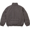 SUPREME PLAID TRACK JACKET-BLACK