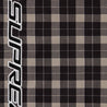 SUPREME PLAID TRACK JACKET-BLACK