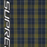 SUPREME PLAID TRACK JACKET-NAVY