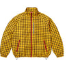 SUPREME PLAID TRACK JACKET-YELLOW