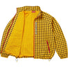 SUPREME PLAID TRACK JACKET-YELLOW