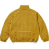 SUPREME PLAID TRACK JACKET-YELLOW