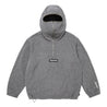 SUPREME POLARTEC FACE MASK HALF ZIP HOODED SWEATSHIRT-GREY