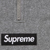 SUPREME POLARTEC FACE MASK HALF ZIP HOODED SWEATSHIRT-GREY
