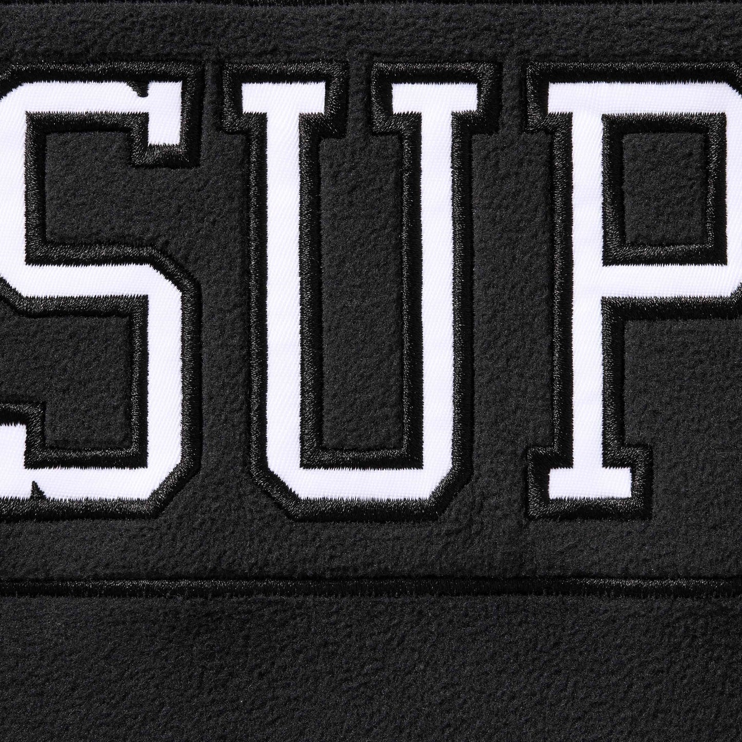 SUPREME POLARTEC HOODED HOCKEY JERSEY-BLACK