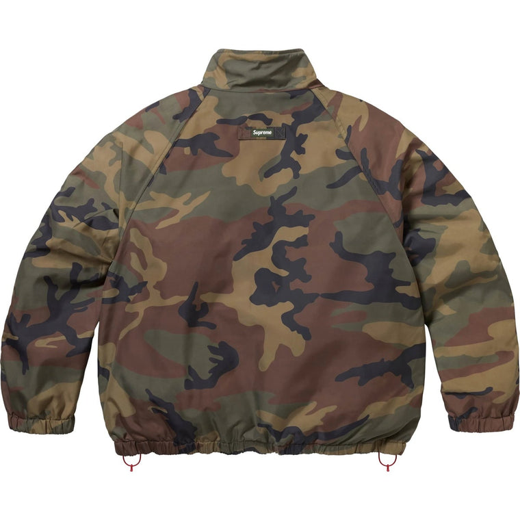SUPREME POLARTEC® REVERSIBLE TRACK JACKET-WOODLAND CAMO