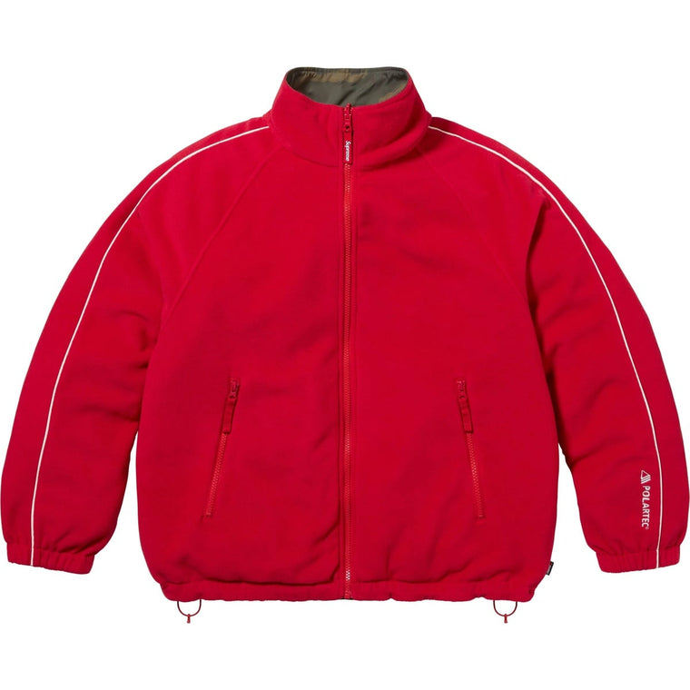 SUPREME POLARTEC® REVERSIBLE TRACK JACKET-WOODLAND CAMO